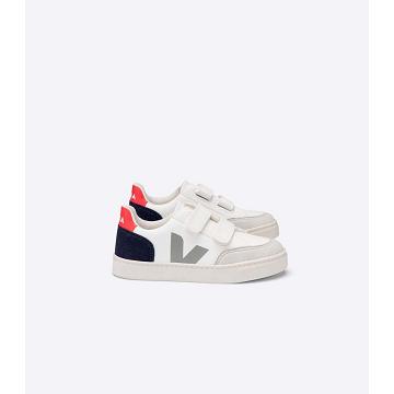 Veja V-12 CHROMEFREE Kids' Shoes White | CA 751HAP